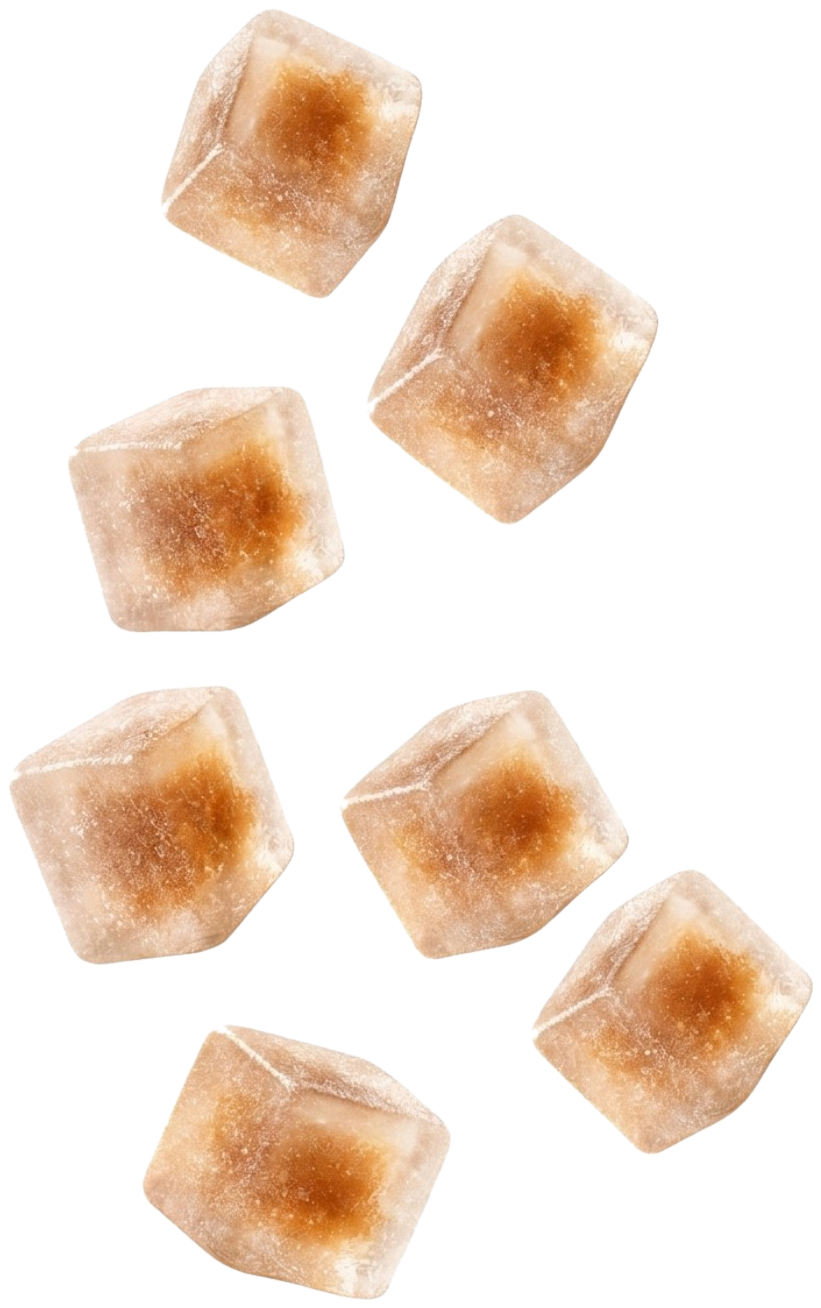 Aurora · 01 — losse gummies, zwevend